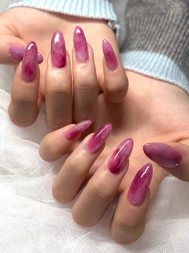 全部自爪でロングネイル💅